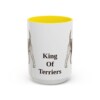 airedale-terrier-mug-humor-yellow-3 15oz Funny Airedale Terrier Mug, King Of Terriers, Vintage Dog Coffee Mug, Dog Lover Gift