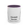 11oz Airedale Terrier Latin Mug, Airedale Terrier, Vintage Dog Coffee Mug, Dog Lover Gift