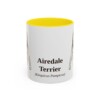 11oz Airedale Terrier Latin Mug, Airedale Terrier, Vintage Dog Coffee Mug, Dog Lover Gift