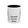 11oz Airedale Terrier Dog Mom Mug, Vintage Sketch Coffee Mug, Dog Mom Gift