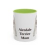 11oz Airedale Terrier Dog Mom Mug, Vintage Sketch Coffee Mug, Dog Mom Gift