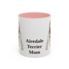 11oz Airedale Terrier Dog Mom Mug, Vintage Sketch Coffee Mug, Dog Mom Gift