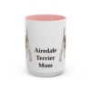 15oz Airedale Terrier Dog Mom Mug, Vintage Sketch Coffee Mug, Dog Mom Gift