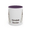 11oz Airedale Terrier Mug, Vintage Dog Portrait Coffee Mug, Dog Lover Gift