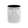 Airedale Terrier Writeup Shirt, Vintage Dog Sketch Tee, Dog Writeup Gift