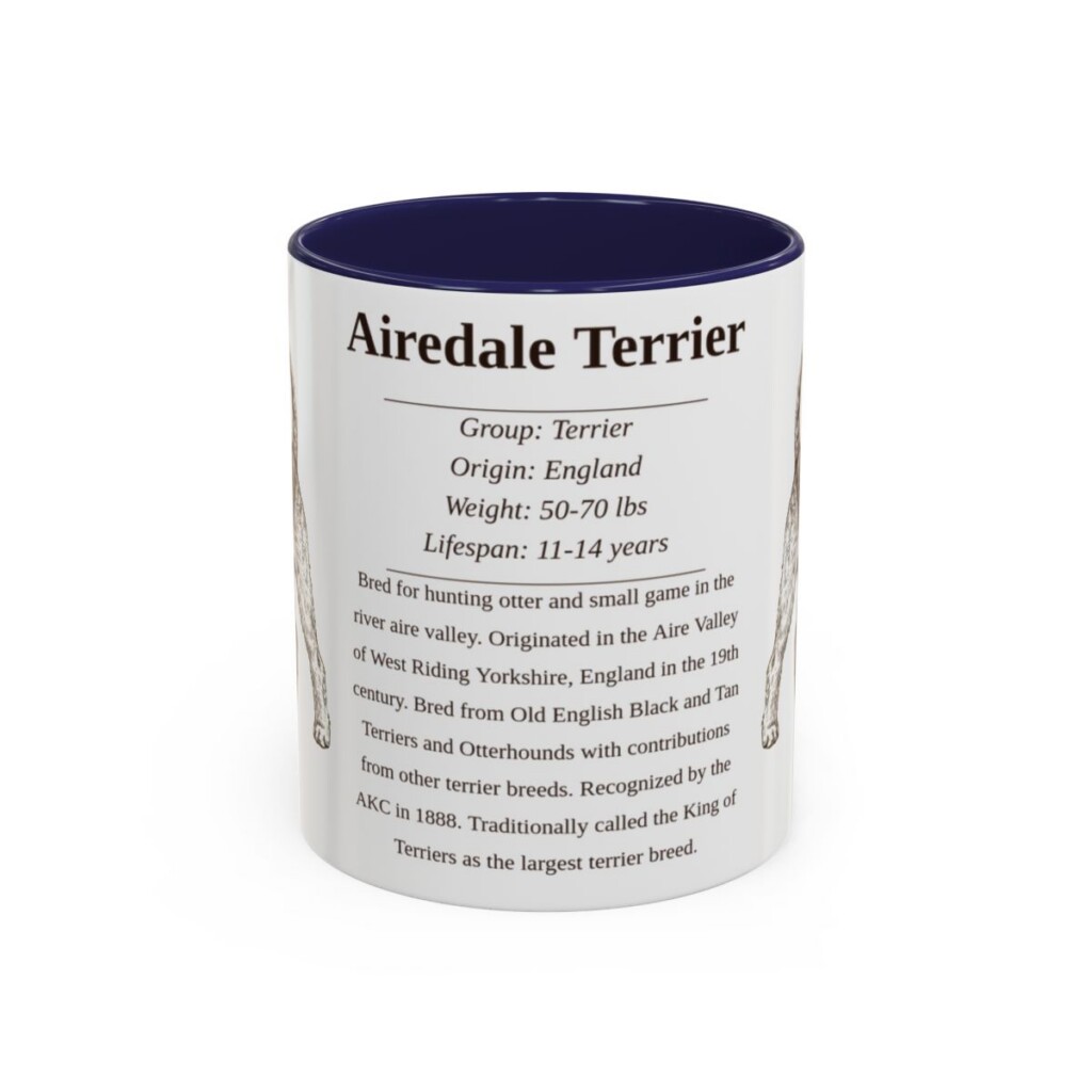 Airedale Terrier Writeup Shirt, Vintage Dog Sketch Tee, Dog Writeup Gift
