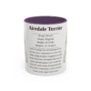 Airedale Terrier Writeup Shirt, Vintage Dog Sketch Tee, Dog Writeup Gift