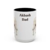 15oz Akbash Dog Dad Mug, Vintage Sketch Coffee Mug, Dog Dad Gift
