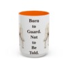 15oz Funny Akbash Mug, Born to Guard. Not to Be Told., Vintage Dog Coffee Mug, Dog Lover Gift