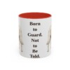 akbash-mug-humor-red-1 11oz Funny Akbash Mug, Born to Guard. Not to Be Told., Vintage Dog Coffee Mug, Dog Lover Gift