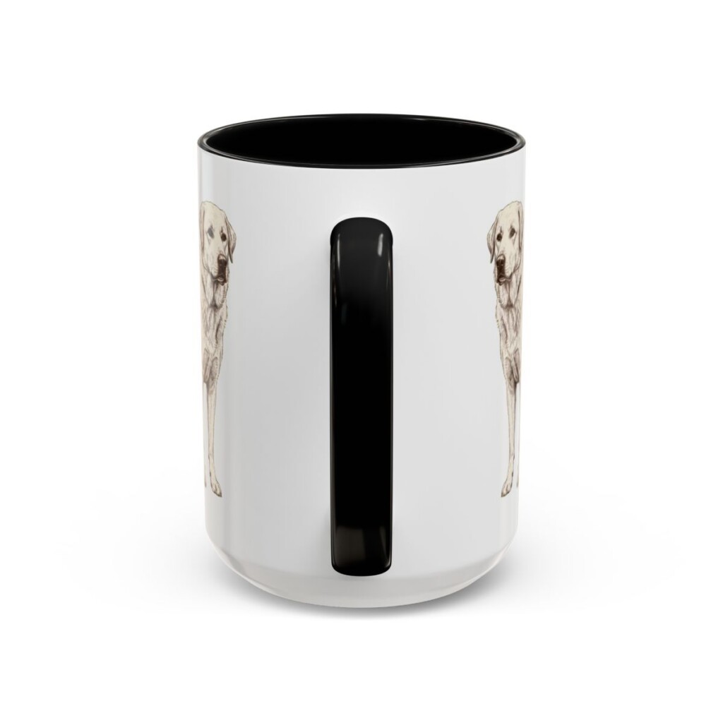 15oz Akbash Latin Mug, Akbash, Vintage Dog Coffee Mug, Dog Lover Gift