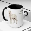15oz Akbash Latin Mug, Akbash, Vintage Dog Coffee Mug, Dog Lover Gift