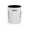 11oz Akita Mug, Vintage Dog Portrait Coffee Mug, Dog Lover Gift