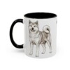 11oz Akita Mug, Vintage Dog Portrait Coffee Mug, Dog Lover Gift