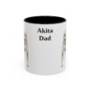 11oz Akita Dog Dad Mug, Vintage Sketch Coffee Mug, Dog Dad Gift
