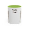 11oz Akita Dog Dad Mug, Vintage Sketch Coffee Mug, Dog Dad Gift