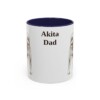 11oz Akita Dog Dad Mug, Vintage Sketch Coffee Mug, Dog Dad Gift