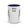 15oz Akita Dog Dad Mug, Vintage Sketch Coffee Mug, Dog Dad Gift