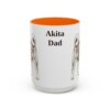 15oz Akita Dog Dad Mug, Vintage Sketch Coffee Mug, Dog Dad Gift