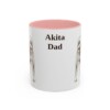 11oz Akita Dog Dad Mug, Vintage Sketch Coffee Mug, Dog Dad Gift
