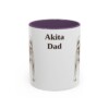 11oz Akita Dog Dad Mug, Vintage Sketch Coffee Mug, Dog Dad Gift