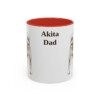 11oz Akita Dog Dad Mug, Vintage Sketch Coffee Mug, Dog Dad Gift