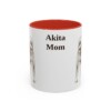 11oz Akita Dog Mom Mug, Vintage Sketch Coffee Mug, Dog Mom Gift
