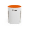 11oz Akita Mug, Vintage Dog Portrait Coffee Mug, Dog Lover Gift