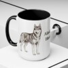 15oz Alaskan Husky Mug, Vintage Dog Portrait Coffee Mug, Dog Lover Gift