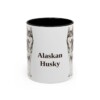11oz Alaskan Husky Mug, Vintage Dog Portrait Coffee Mug, Dog Lover Gift