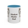 11oz Alaskan Husky Dog Dad Mug, Vintage Sketch Coffee Mug, Dog Dad Gift