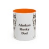 11oz Alaskan Husky Dog Dad Mug, Vintage Sketch Coffee Mug, Dog Dad Gift