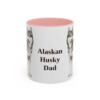 11oz Alaskan Husky Dog Dad Mug, Vintage Sketch Coffee Mug, Dog Dad Gift