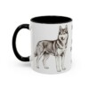 11oz Funny Alaskan Husky Mug, Born To Run, Forced To Walk, Vintage Dog Coffee Mug, Dog Lover Gift