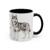 11oz Funny Alaskan Husky Mug, Born To Run, Forced To Walk, Vintage Dog Coffee Mug, Dog Lover Gift
