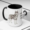 alaskan-husky-mug-mom-black-context-2-3 15oz Alaskan Husky Dog Mom Mug, Vintage Sketch Coffee Mug, Dog Mom Gift