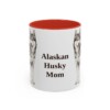 11oz Alaskan Husky Dog Mom Mug, Vintage Sketch Coffee Mug, Dog Mom Gift