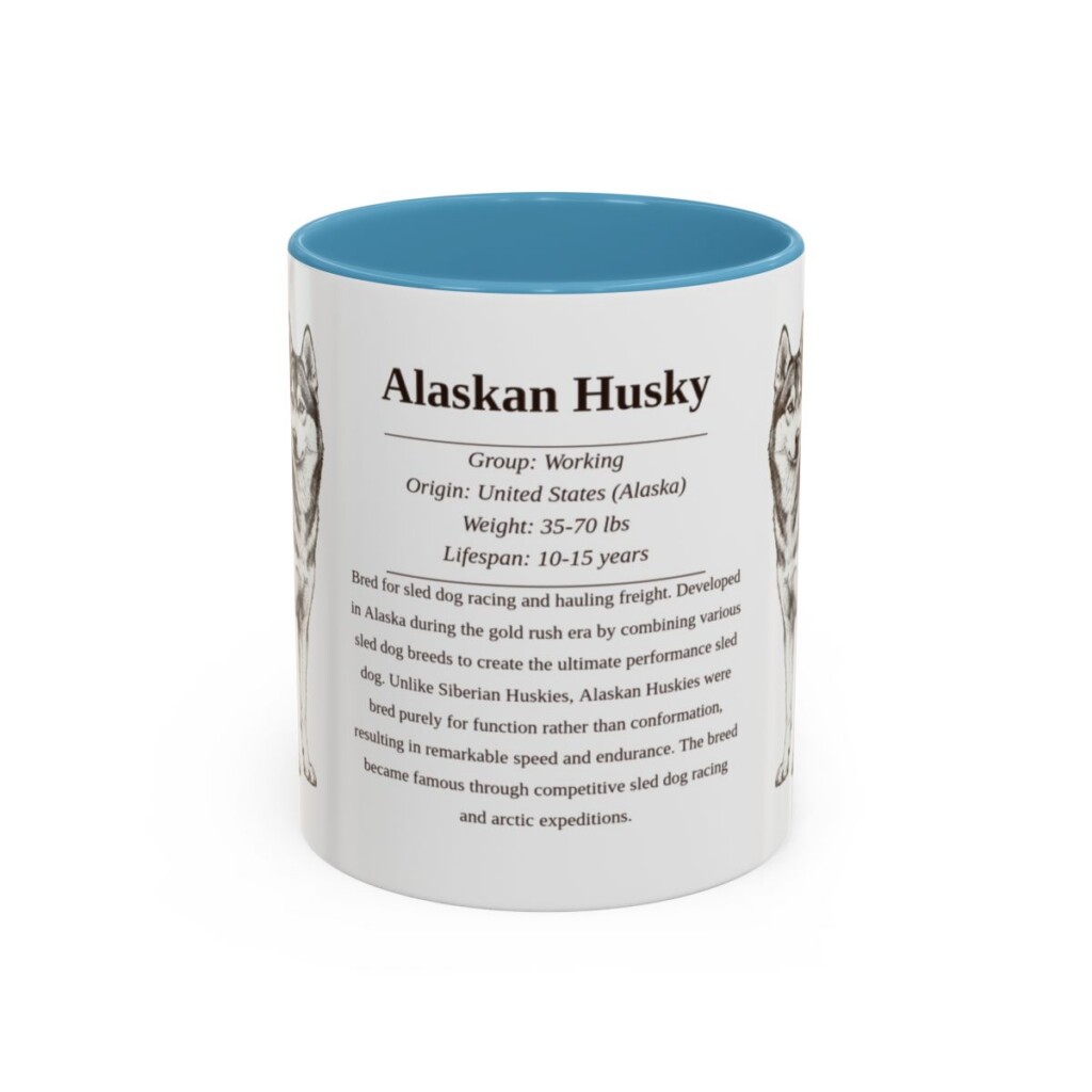 Alaskan Husky Writeup Shirt, Vintage Dog Sketch Tee, Dog Writeup Gift