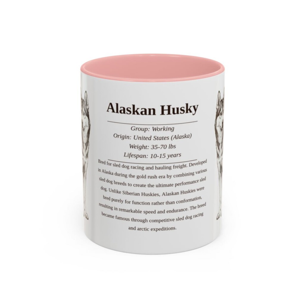 Alaskan Husky Writeup Shirt, Vintage Dog Sketch Tee, Dog Writeup Gift