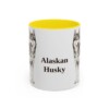11oz Alaskan Husky Mug, Vintage Dog Portrait Coffee Mug, Dog Lover Gift
