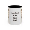 11oz Alaskan Klee Kai Dog Dad Mug, Vintage Sketch Coffee Mug, Dog Dad Gift