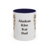 11oz Alaskan Klee Kai Dog Dad Mug, Vintage Sketch Coffee Mug, Dog Dad Gift