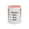11oz Alaskan Klee Kai Dog Dad Mug, Vintage Sketch Coffee Mug, Dog Dad Gift