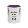 11oz Alaskan Klee Kai Dog Dad Mug, Vintage Sketch Coffee Mug, Dog Dad Gift