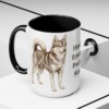 alaskan-klee-kai-mug-humor-black-context-2-3 15oz Funny Alaskan Klee Kai Mug, Husky Energy Pocket Sized, Vintage Dog Coffee Mug, Dog Lover Gift