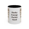 11oz Funny Alaskan Klee Kai Mug, Husky Energy Pocket Sized, Vintage Dog Coffee Mug, Dog Lover Gift