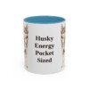 11oz Funny Alaskan Klee Kai Mug, Husky Energy Pocket Sized, Vintage Dog Coffee Mug, Dog Lover Gift