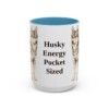 alaskan-klee-kai-mug-humor-light-blue-3 15oz Funny Alaskan Klee Kai Mug, Husky Energy Pocket Sized, Vintage Dog Coffee Mug, Dog Lover Gift
