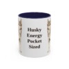 11oz Funny Alaskan Klee Kai Mug, Husky Energy Pocket Sized, Vintage Dog Coffee Mug, Dog Lover Gift