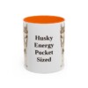 11oz Funny Alaskan Klee Kai Mug, Husky Energy Pocket Sized, Vintage Dog Coffee Mug, Dog Lover Gift